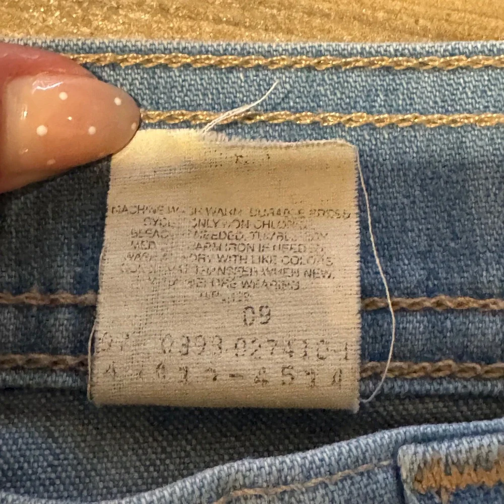 Vtg Levis 393 Movin On Jeans Light Wash Denim Work Pants Cotton Poly Blend 36x30